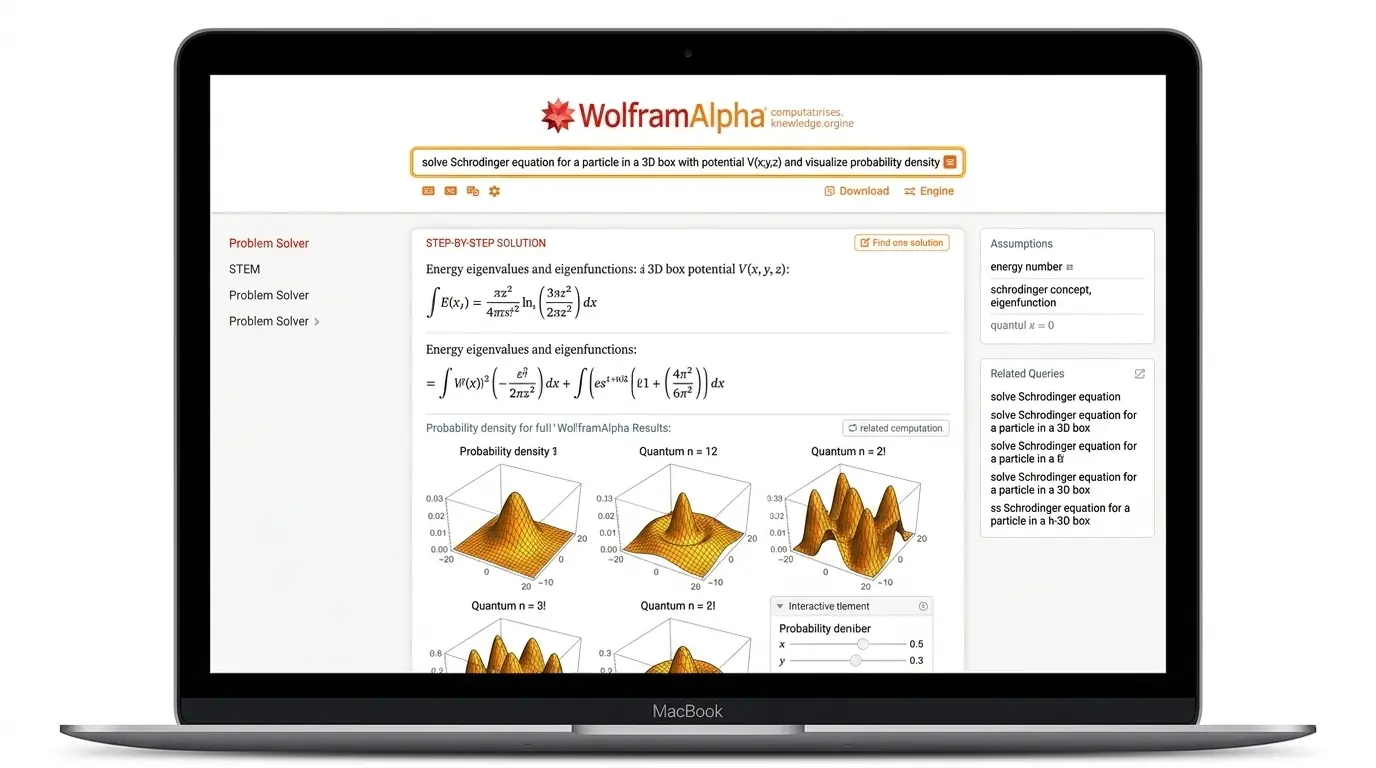 Wolfram Alpha Problem Solver