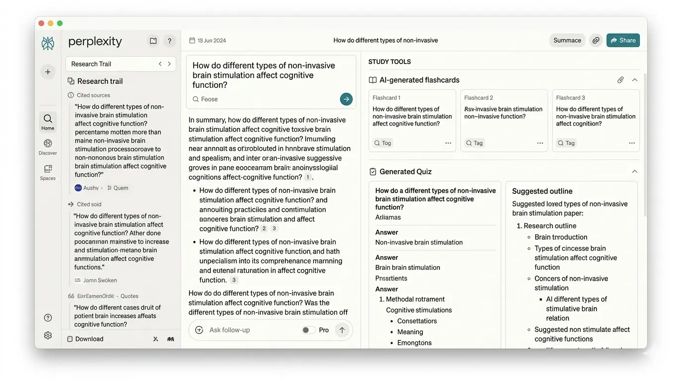 Perplexity AI Study Assistant