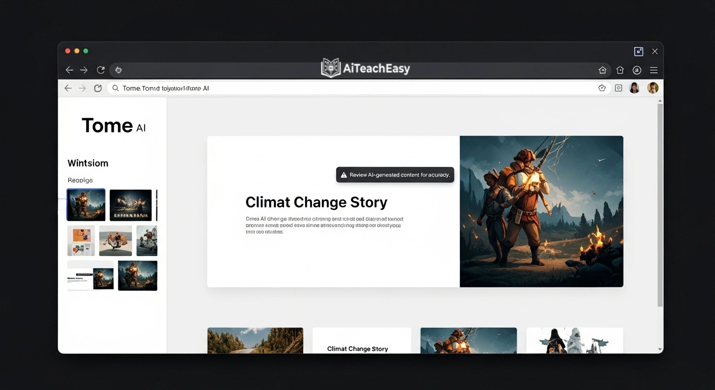 Tome AI – Great… but needs guidance