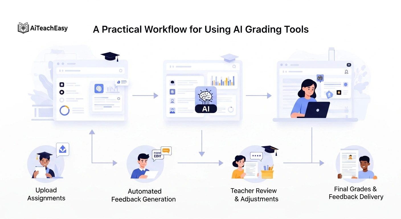 A Practical Workflow for Using AI Grading Tools