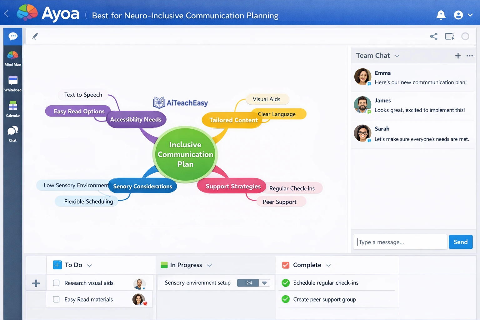 Ayoa – Best for Neuro-Inclusive Communication Planning