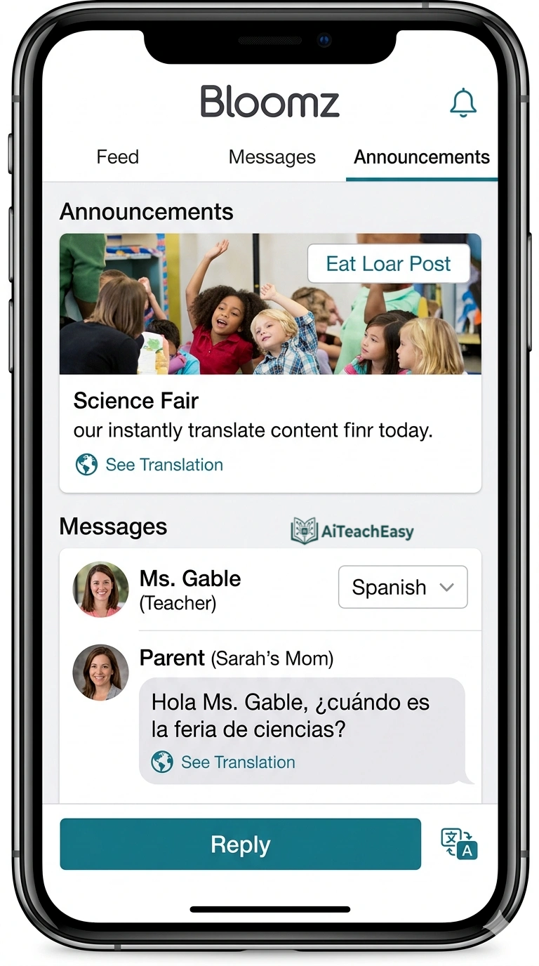 Bloomz – Best for Parent Communication