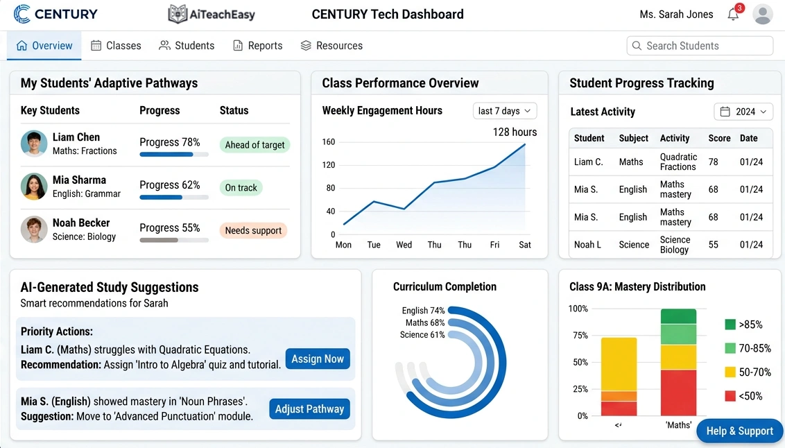CENTURY Tech – Adaptive Learning Pathways