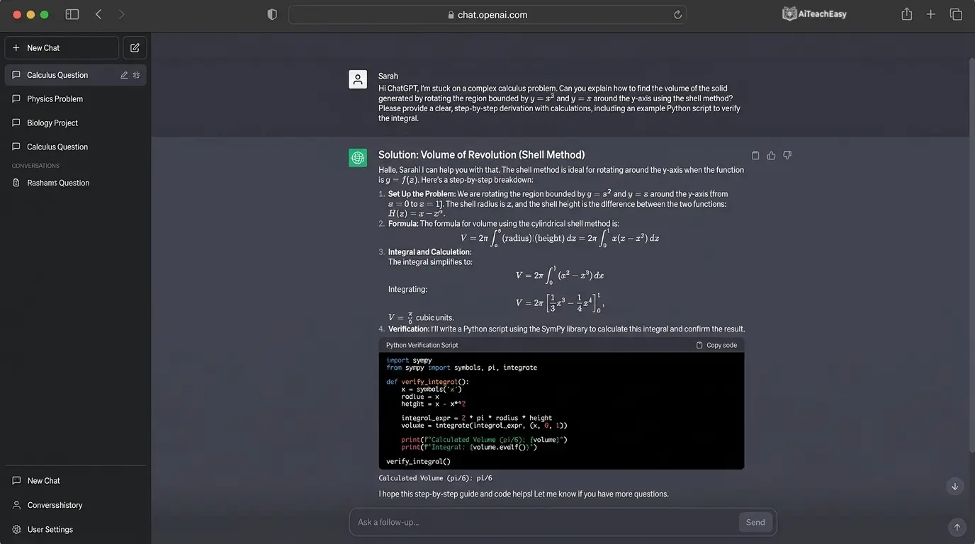 ChatGPT – AI Study Assistant