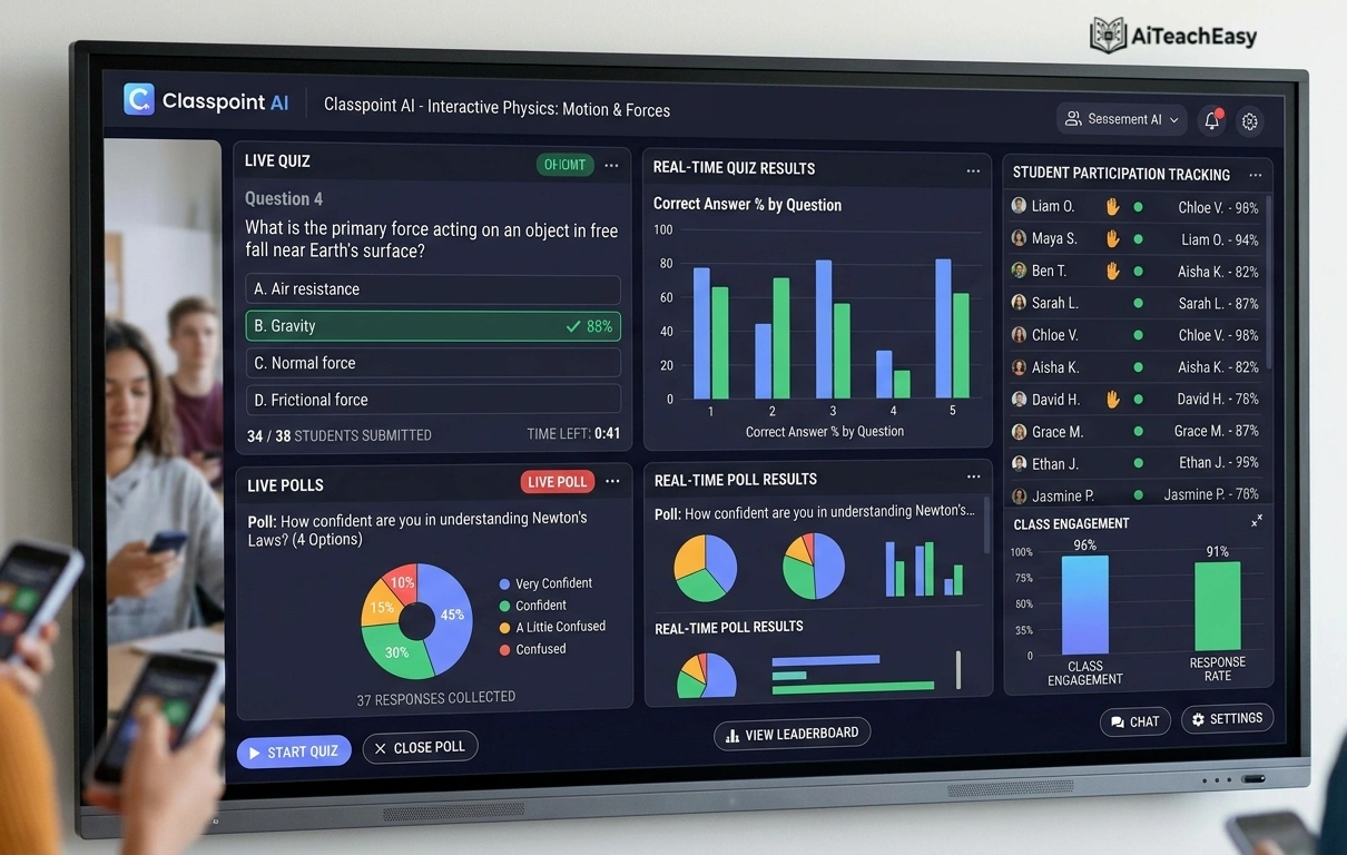 Classpoint AI – Best for Interactive Teaching