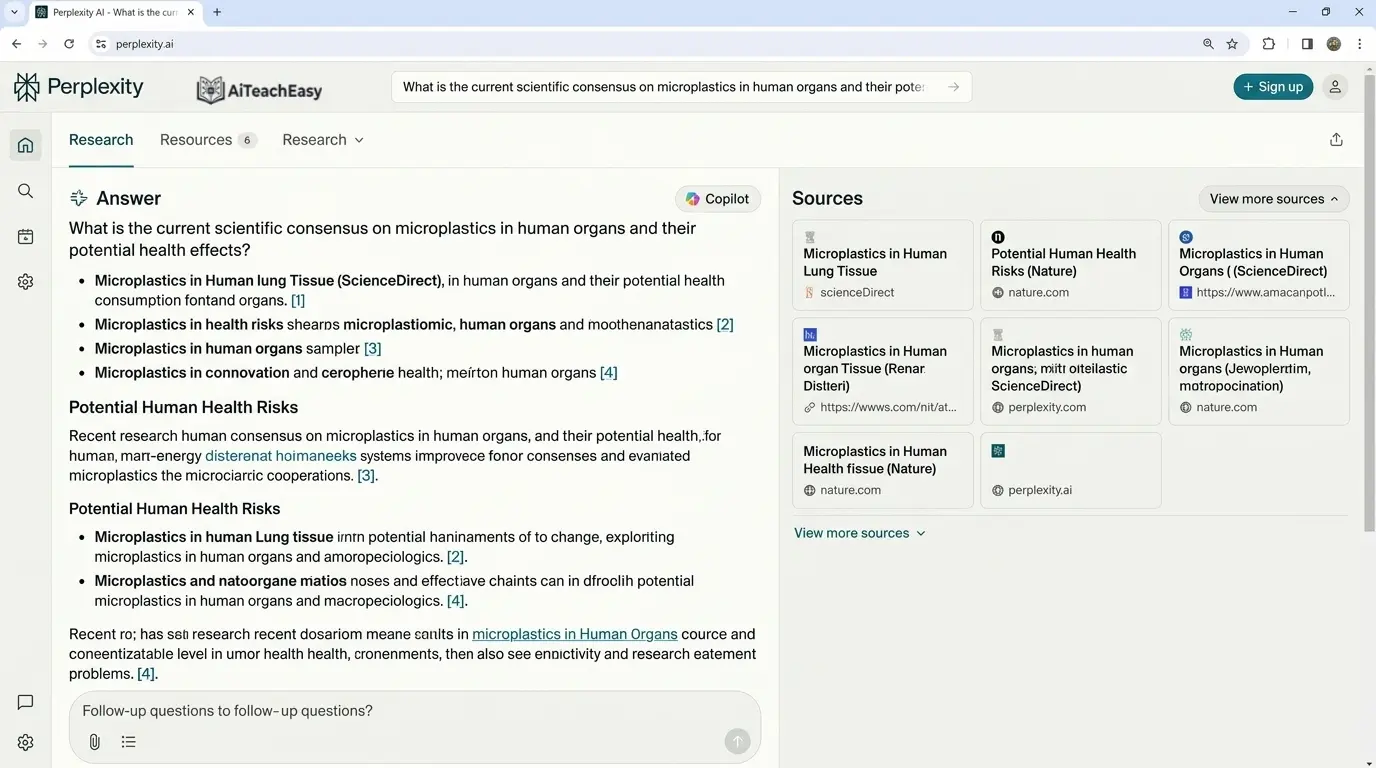 Perplexity AI – Research Assistant