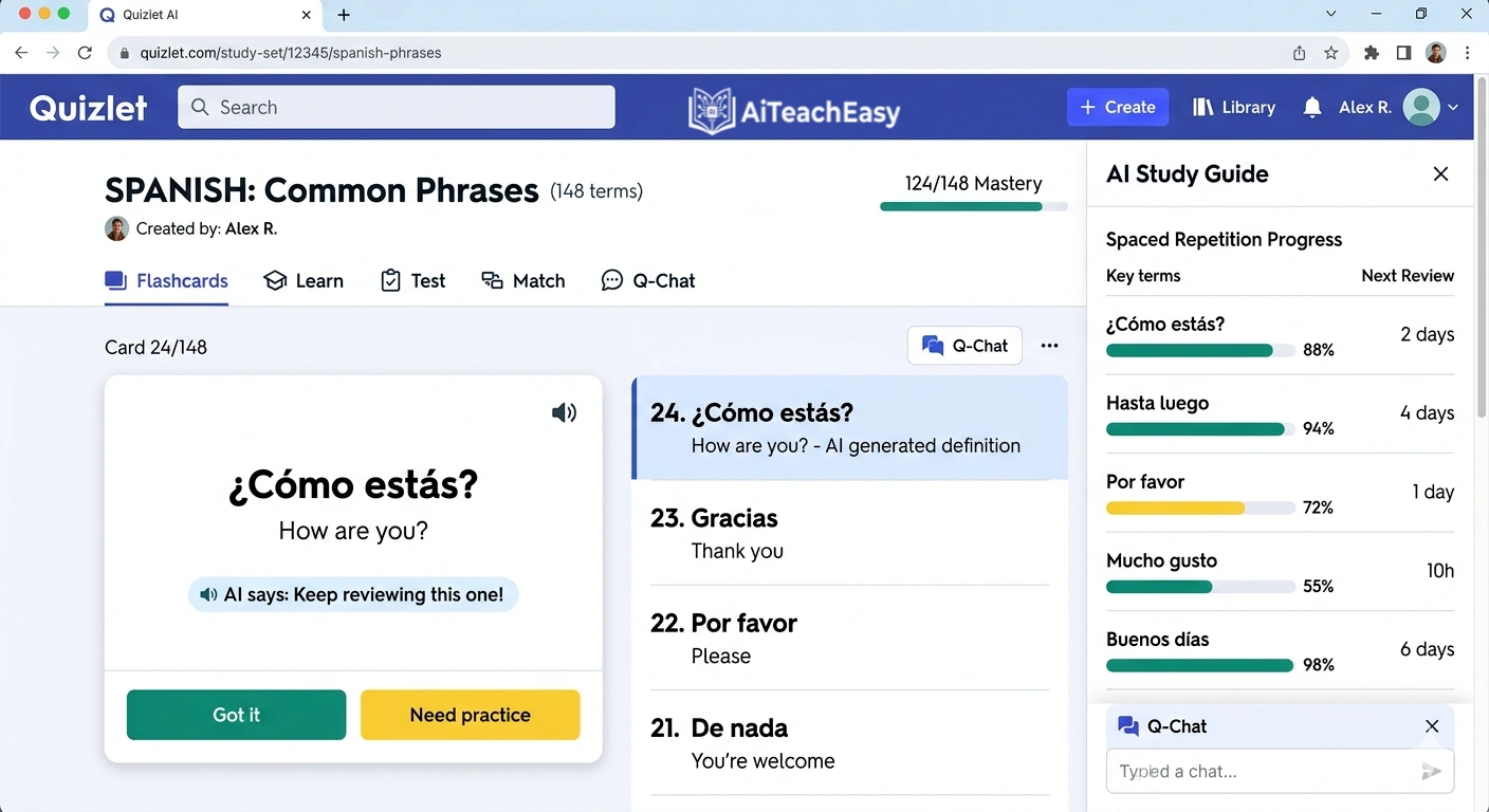 Quizlet – AI Flashcard Generator