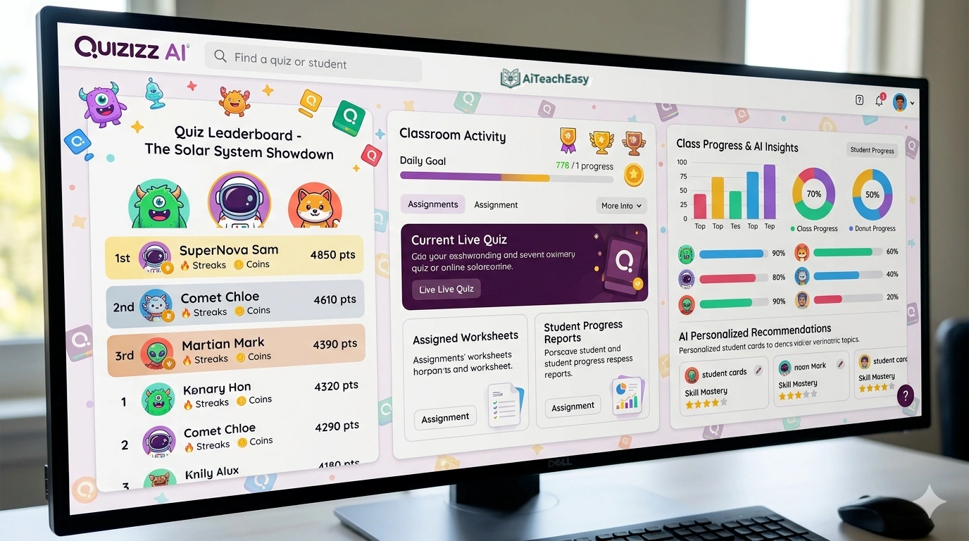 Quizizz AI – Best for Gamified Assessments