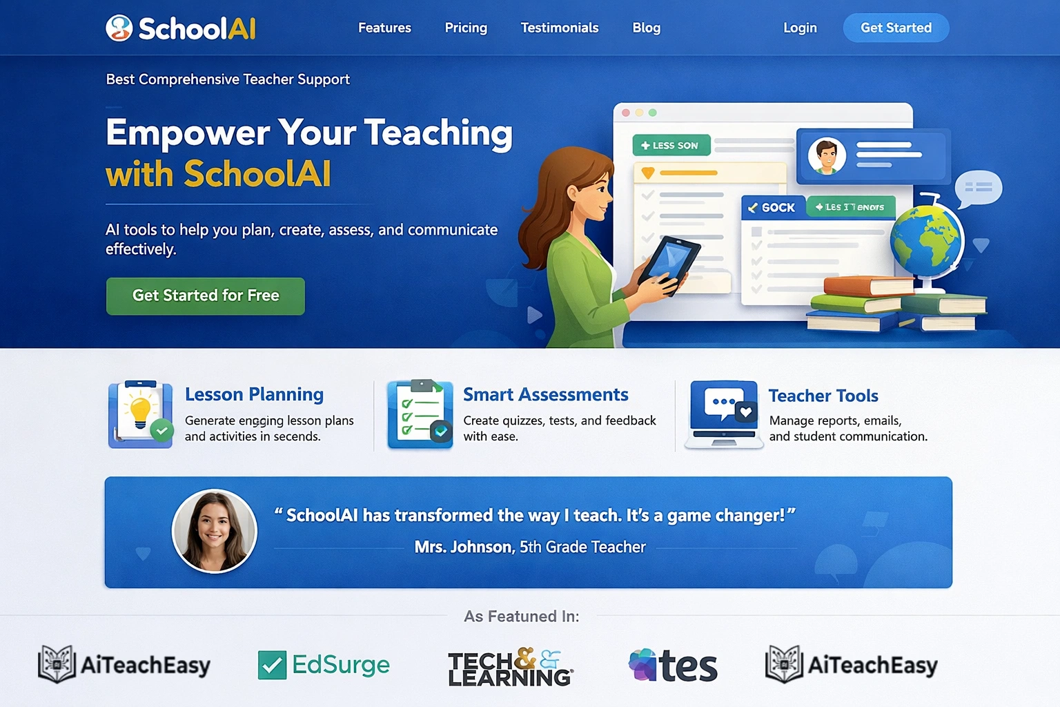 SchoolAI – Best Comprehensive Teacher Support