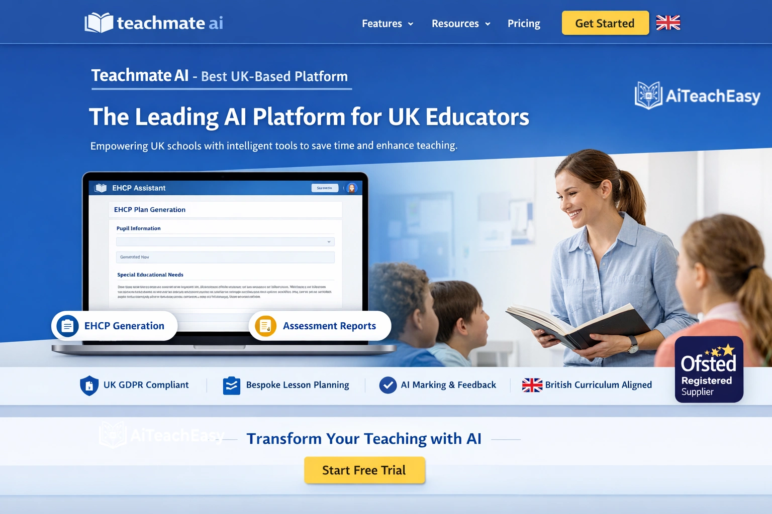 Teachmate AI – Best UK-Based Platform