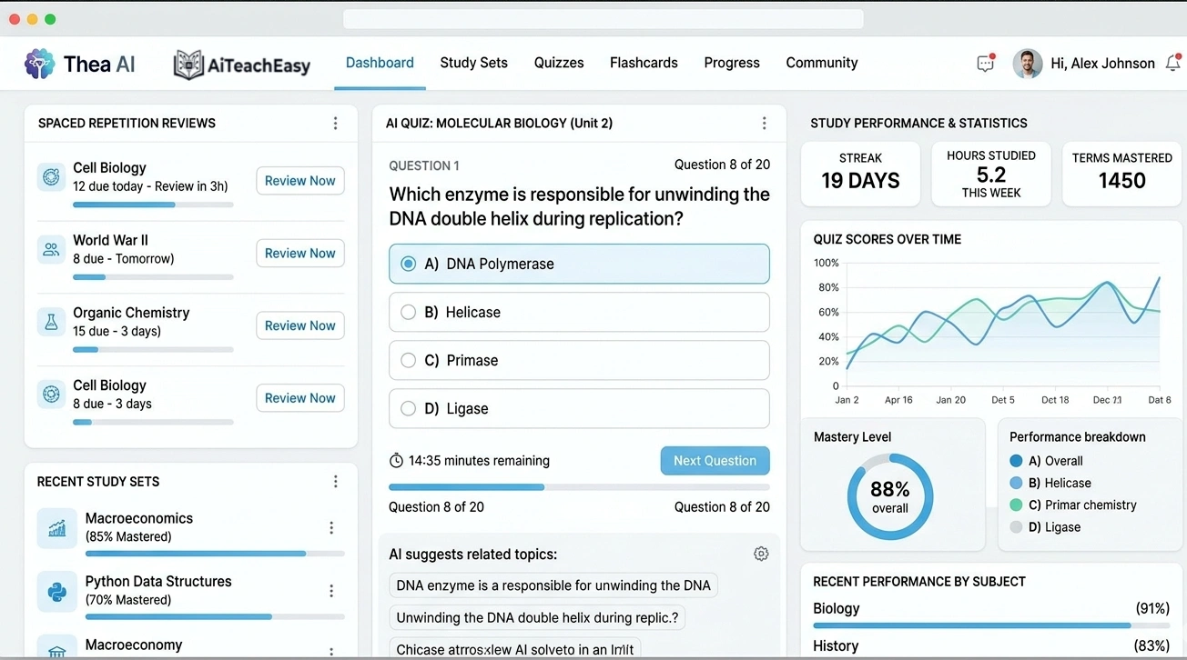 Thea – Free AI Study Tool