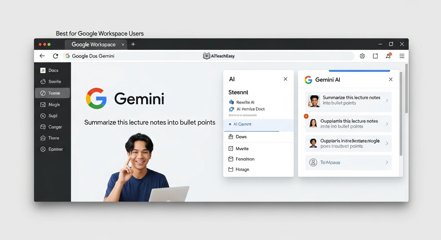 Google Gemini – Best Free Learning Tool for Google Workspace Users