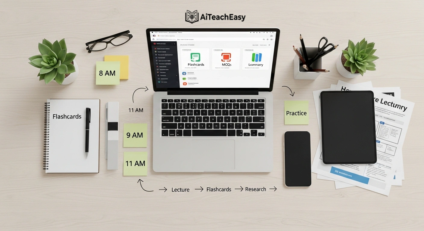 My Daily Workflow: How I Use AI Study Tools for Medical Students