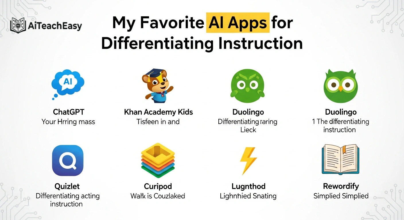 My Favorite Apps for Differentiating Instruction