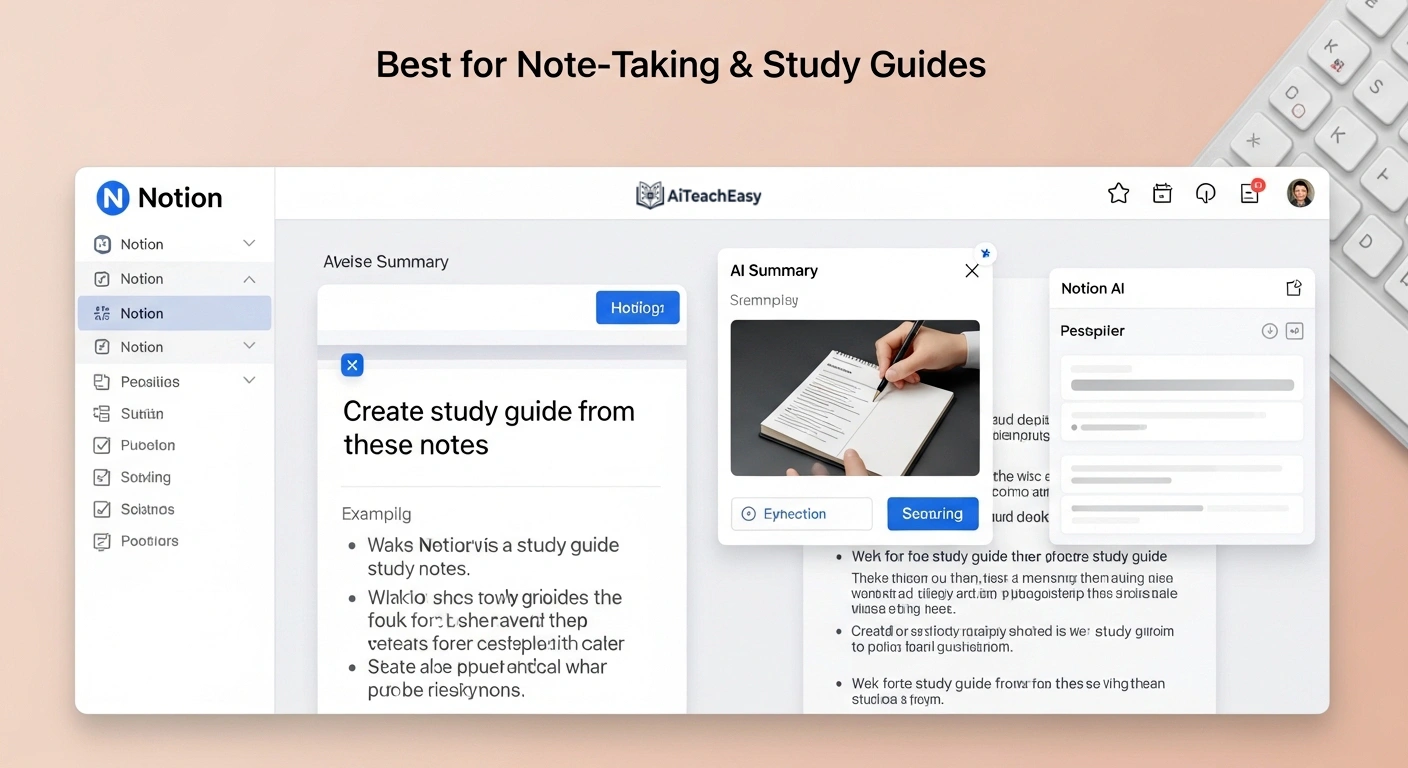 Notion AI – Best AI Note‑Taking Study Tool