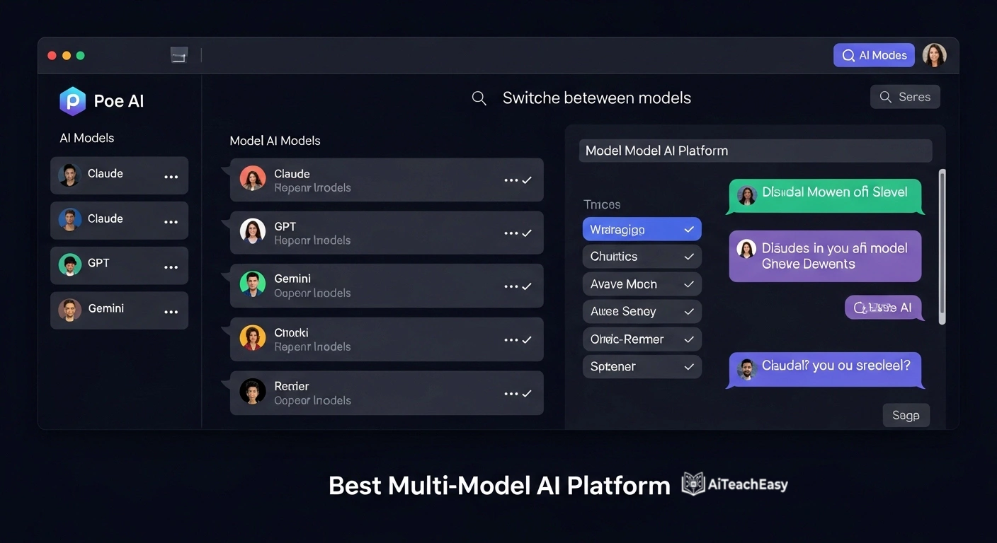 Poe AI – Best for Accessing Multiple AI Models in One Place