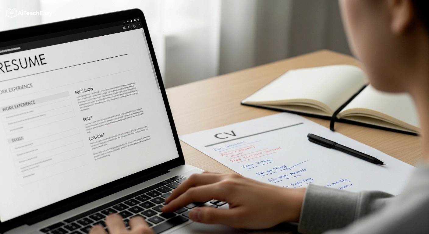 Step 2 — How to Build an ATS-Optimized CV Using AI (No Experience Required)