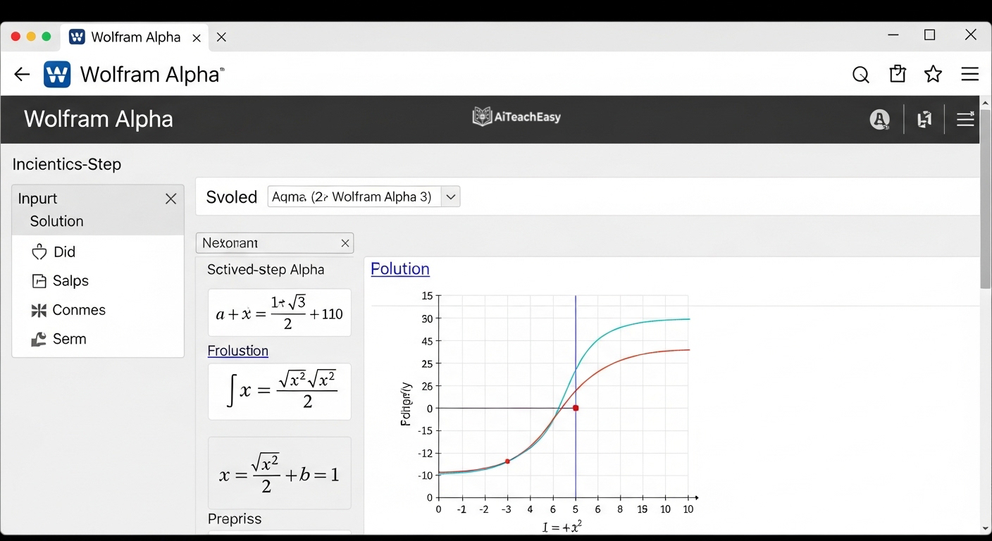 Wolfram Alpha – Step‑by‑Step Math & Science Solutions
