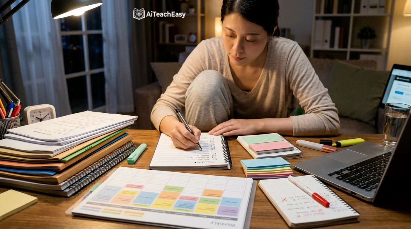 Checklist: How to Study a Whole Semester in One Week