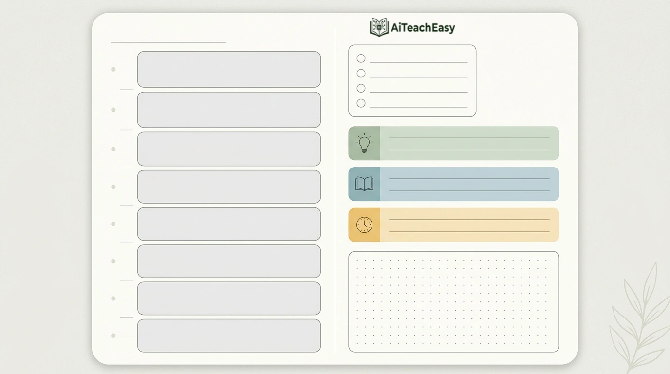 Daily Study Block Template