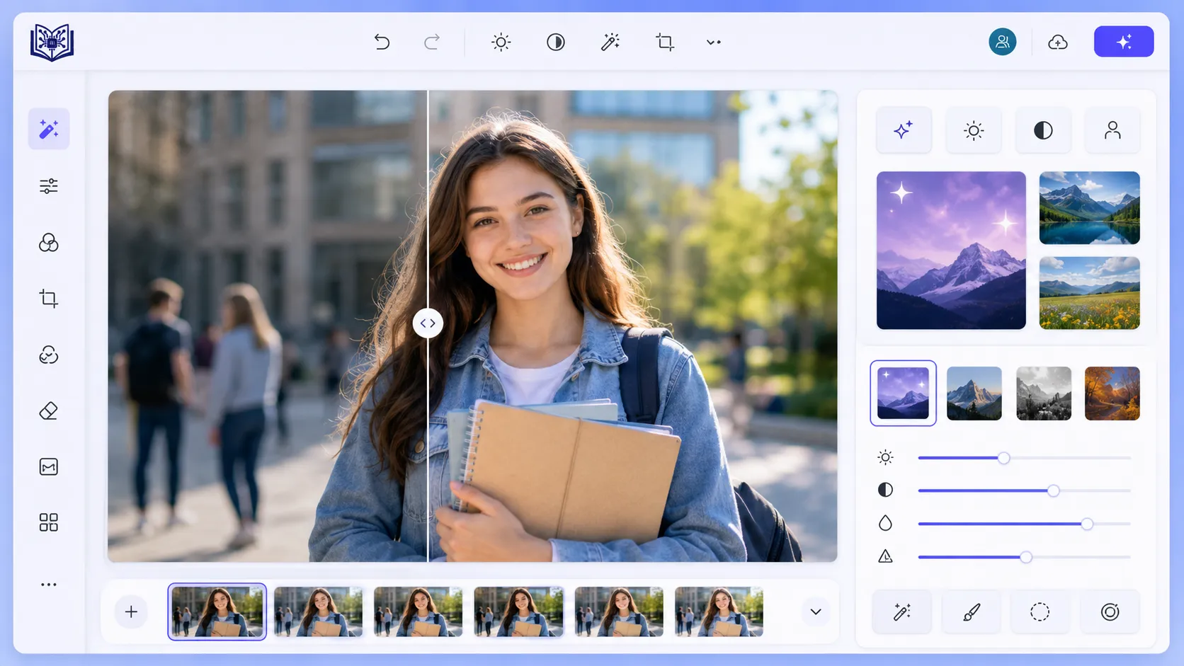 Fotor: Best Beginner AI Photo Editor for Quick Academic Visuals
