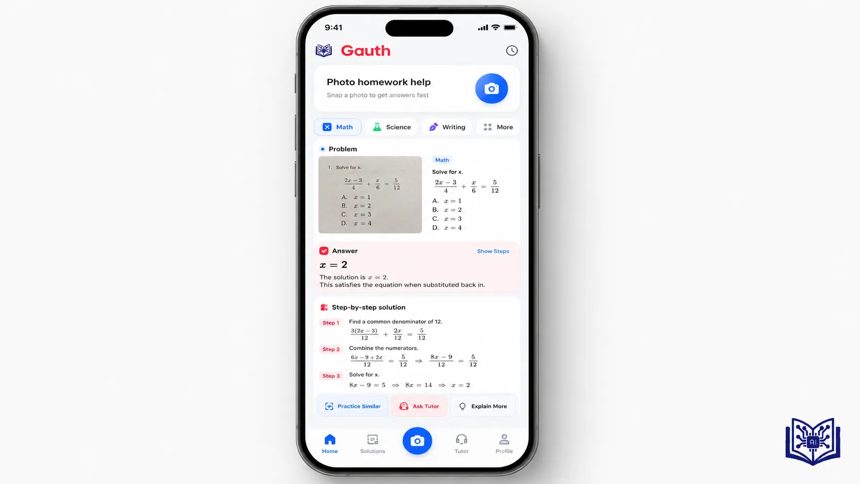Gauth: Best Solvely Alternative for Fast Homework Help