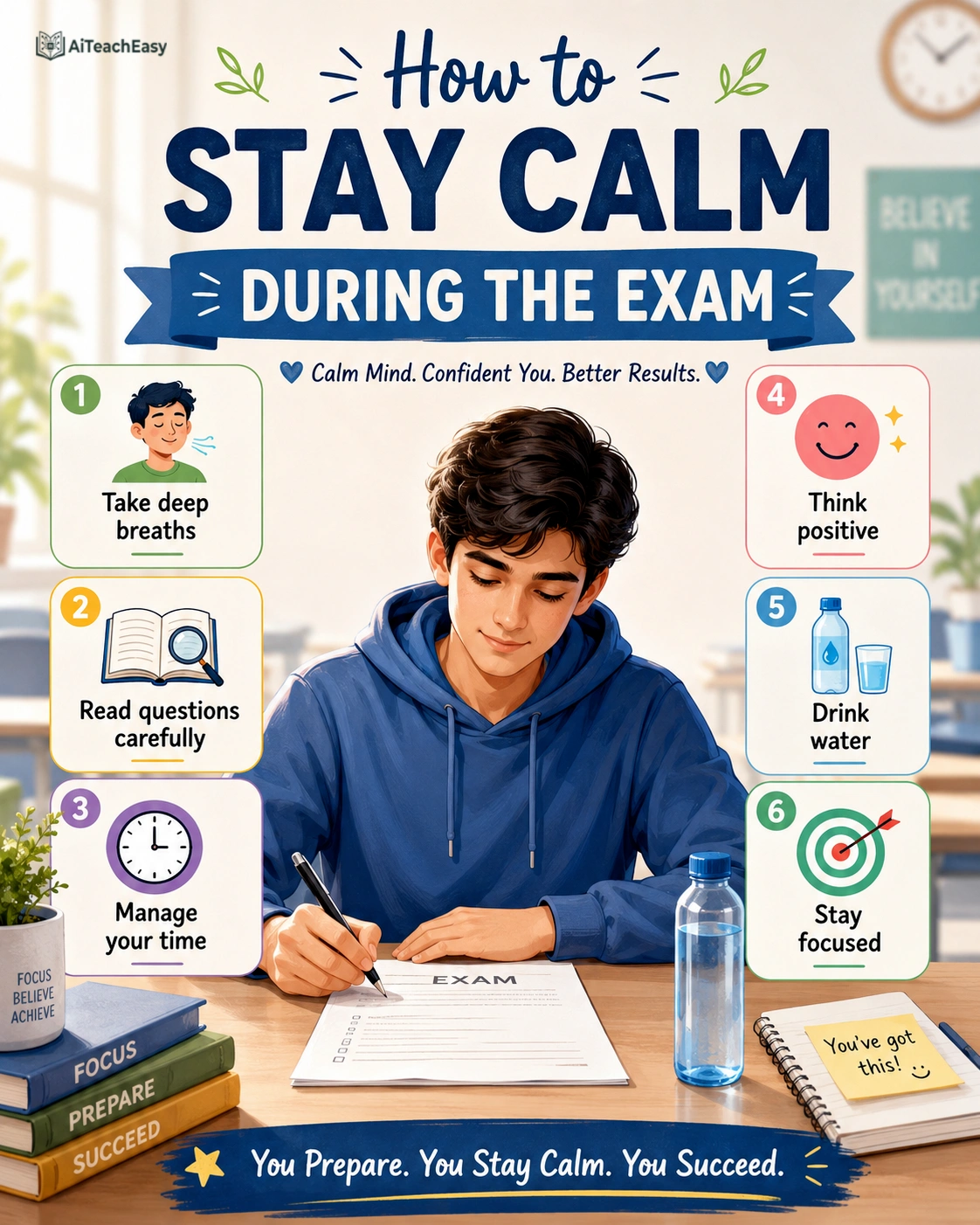 How to Stay Calm During the Exam