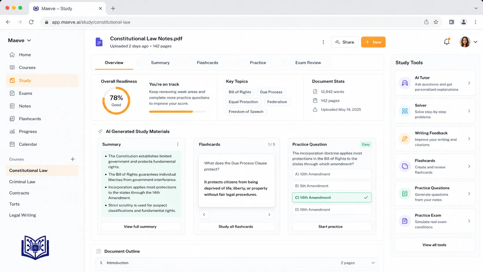 Maeve and All-in-One AI Study Tools: Best for Exam Prep and Review