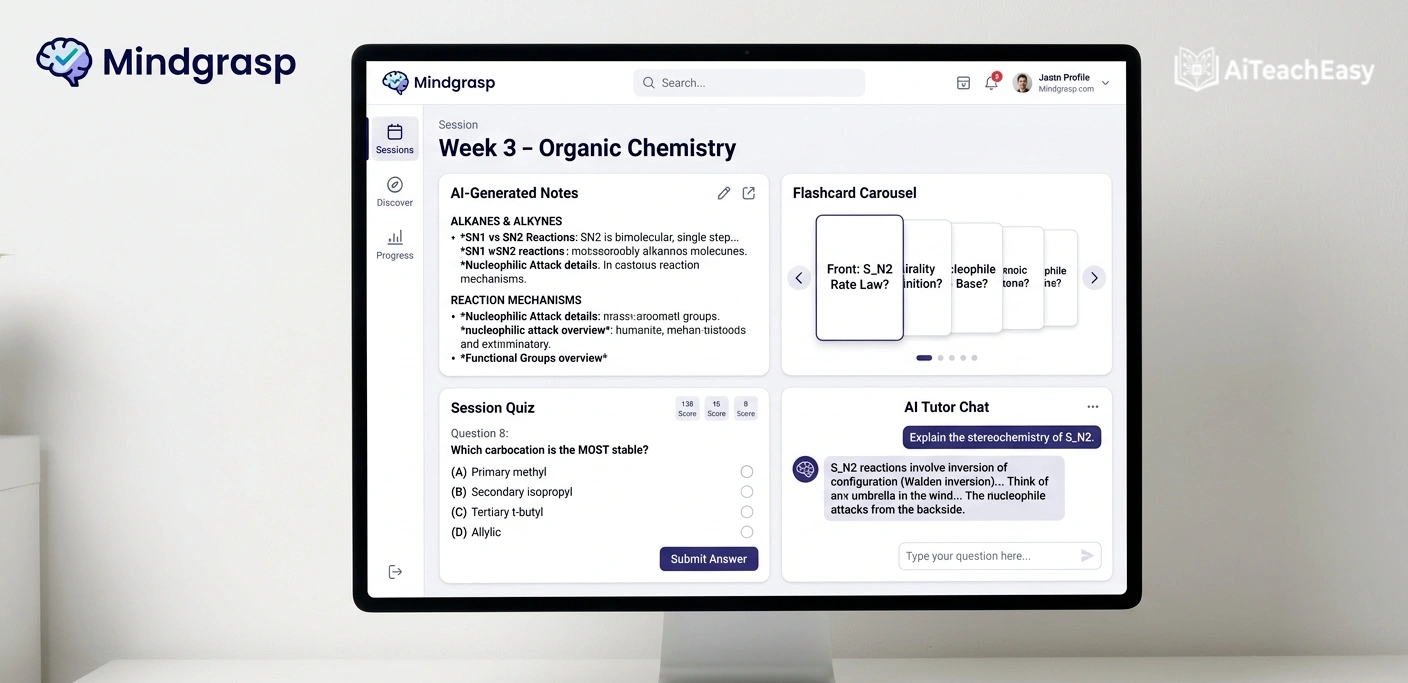 Using Mindgrasp for Complete Lecture‑to‑Study‑System Conversion