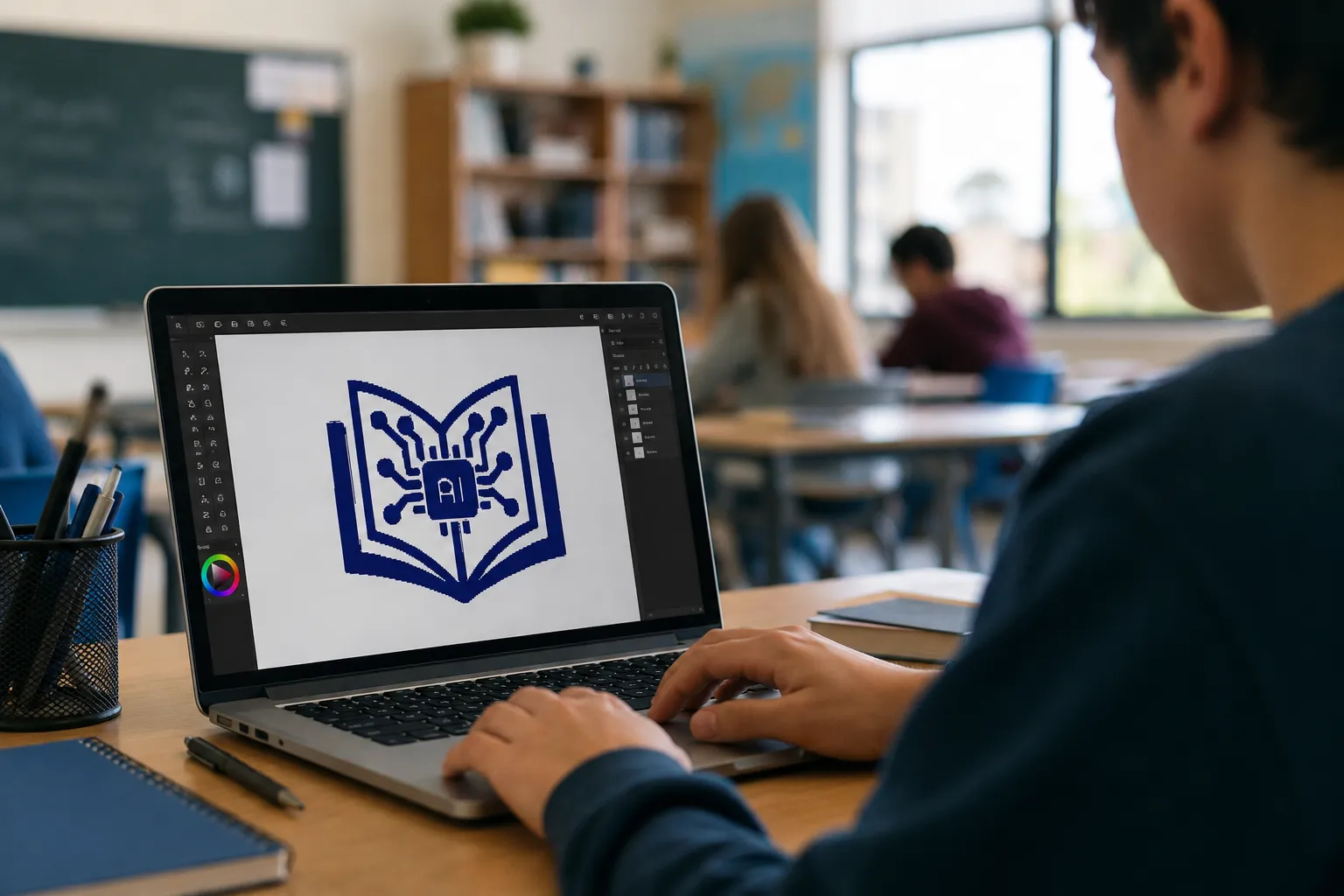 Responsible AI Image Editing for Academic Work