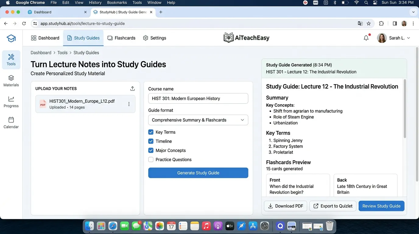  Turn Lecture Notes into Study Guides