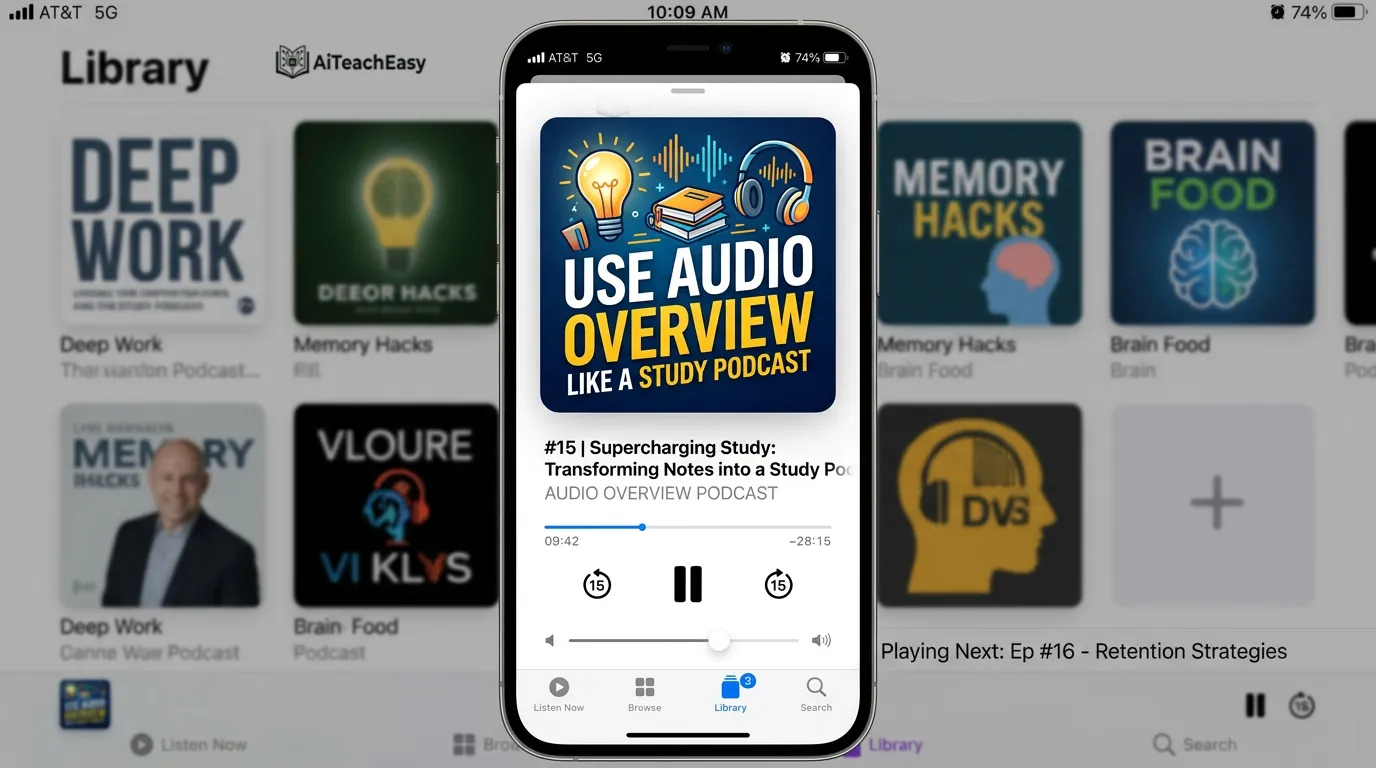 Use Audio Overview Like a Study Podcast