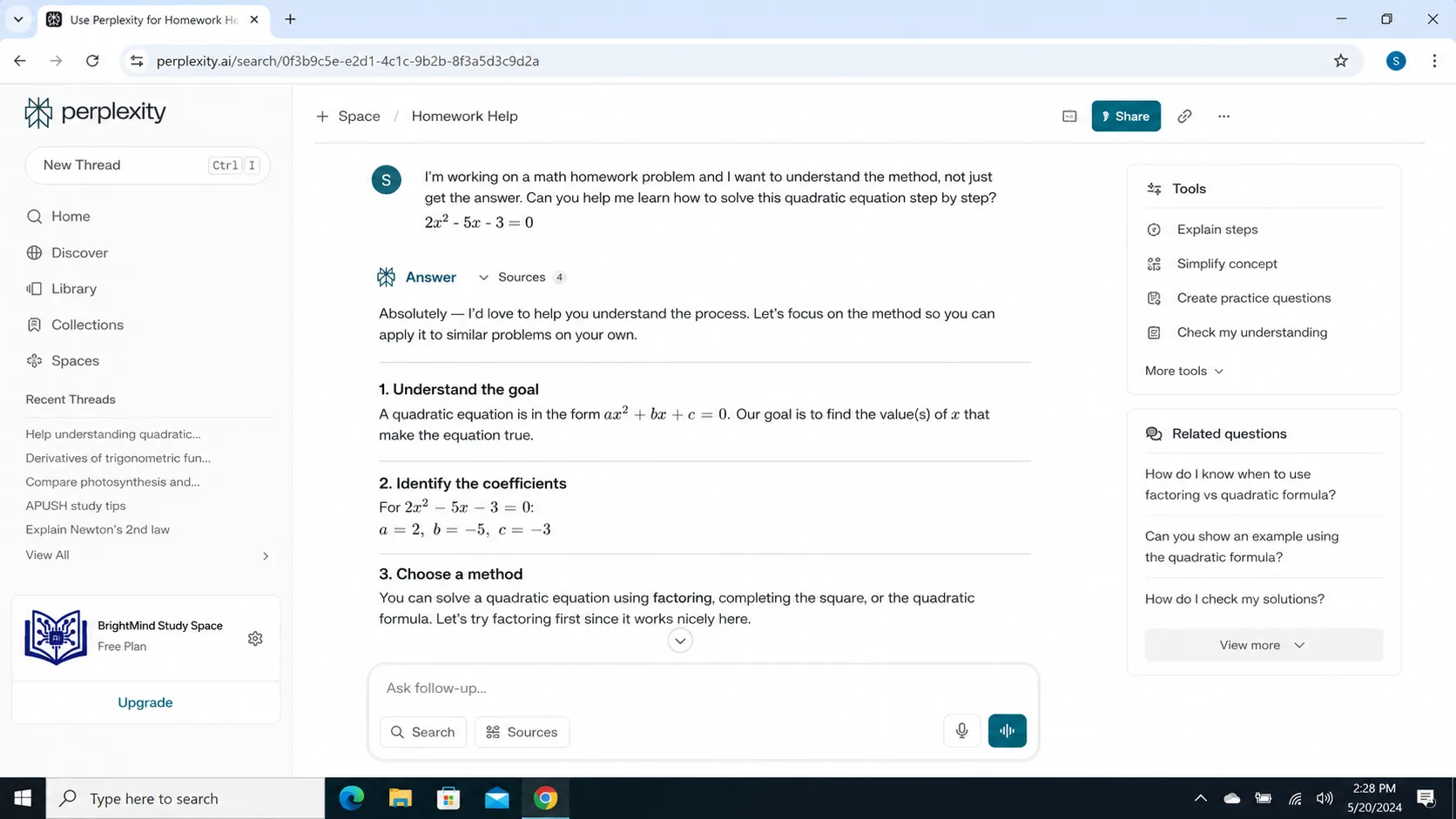 Use Perplexity for Homework Help Without Cheating