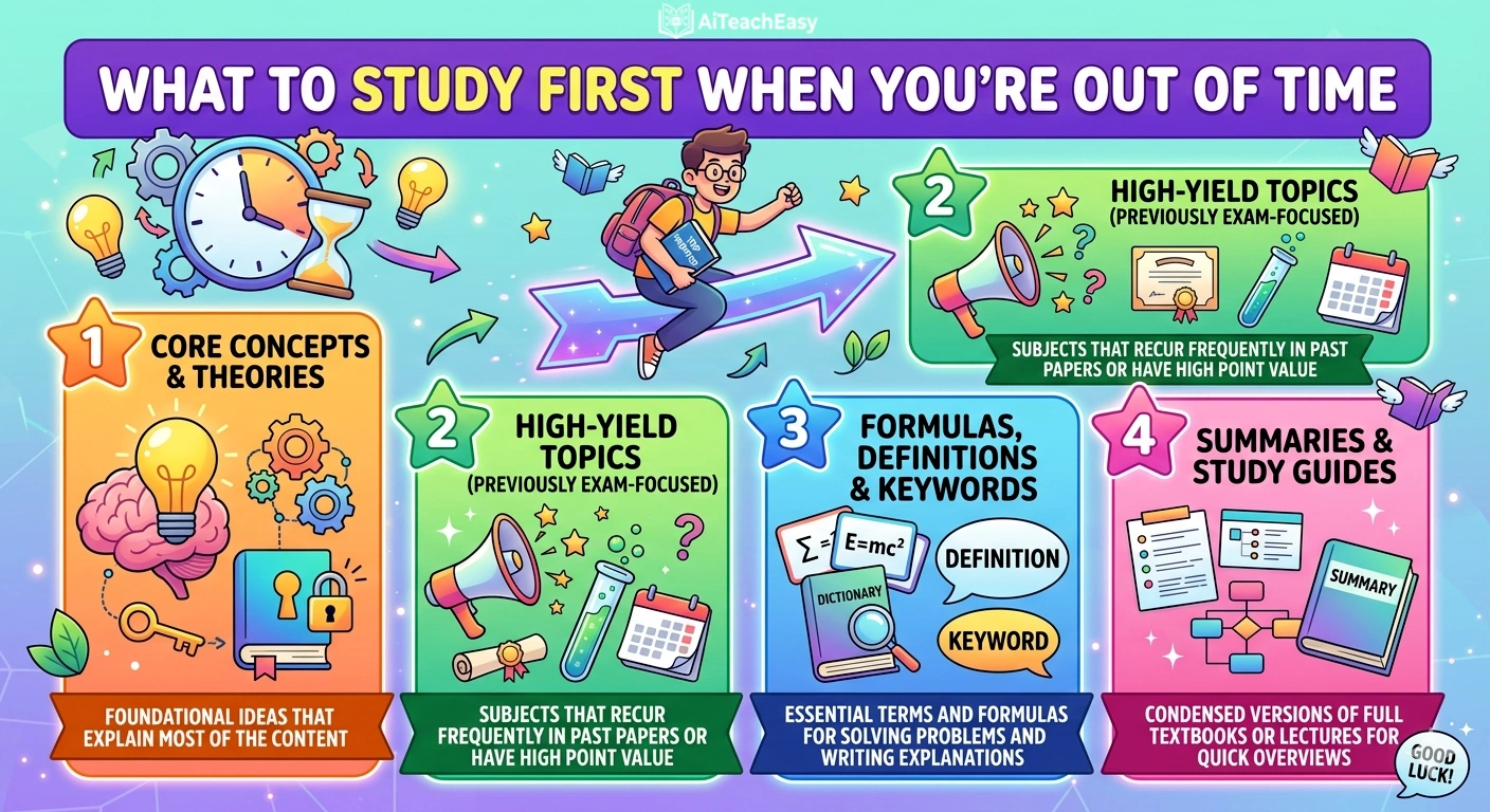 What to Study First When You’re Out of Time