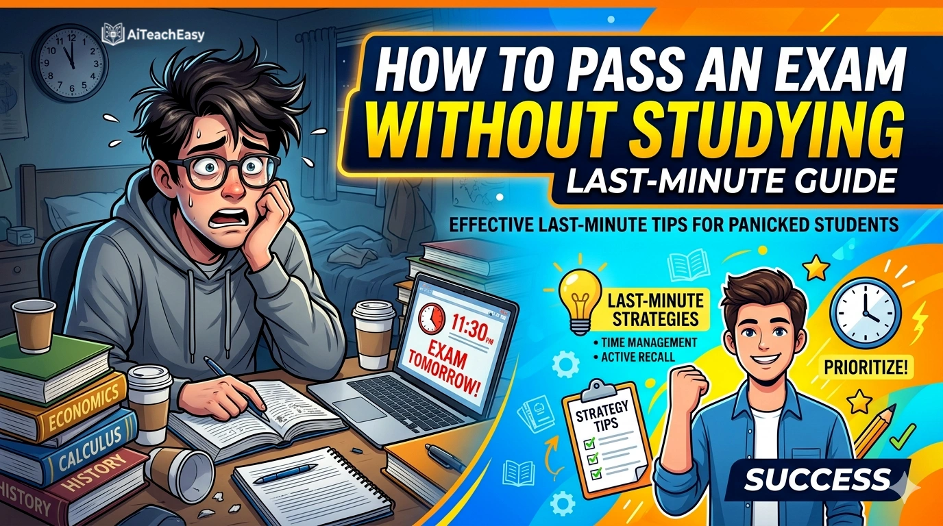 How to Pass an Exam Without Studying: Last-Minute Guide