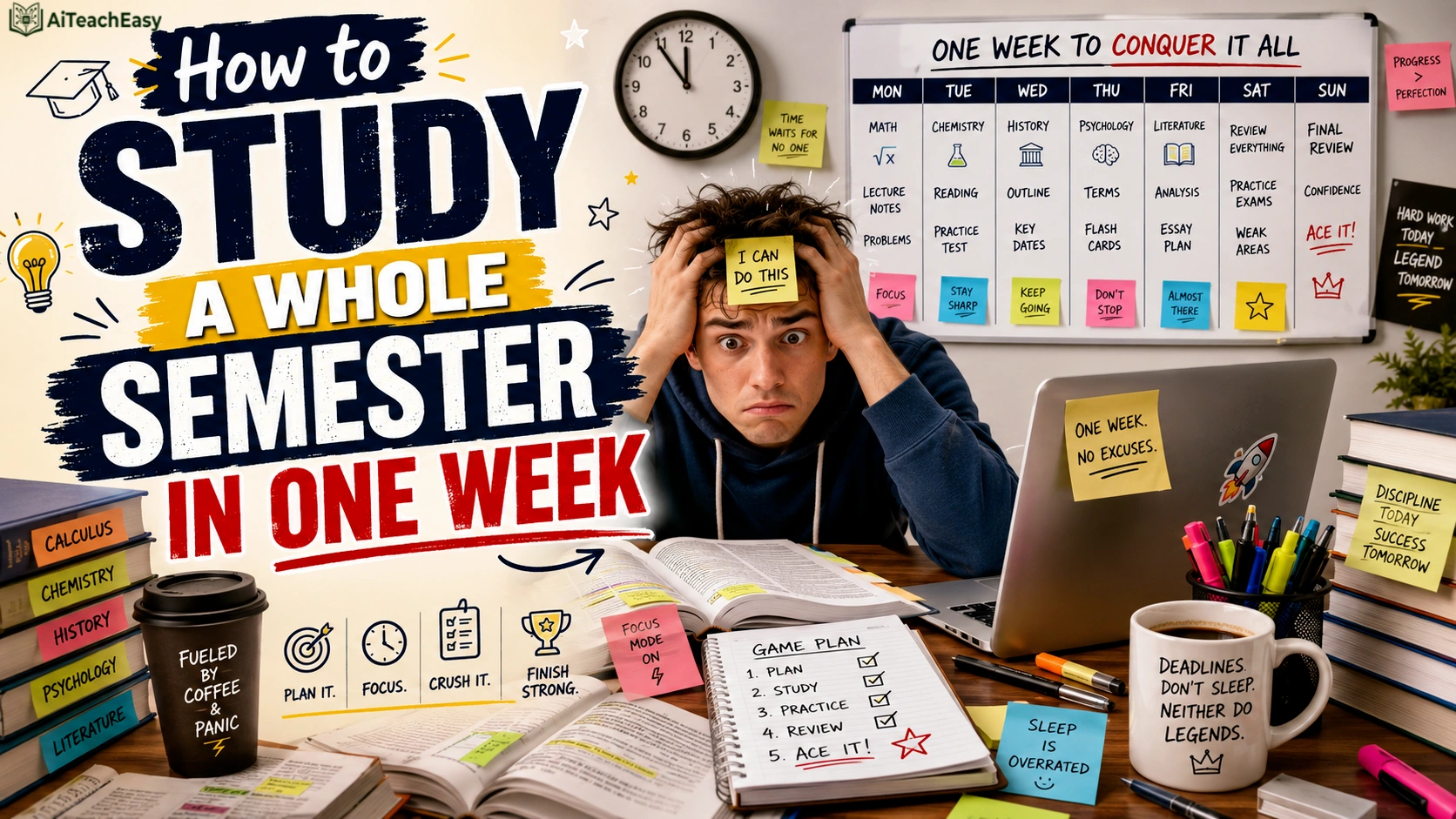 How to Study a Whole Semester in One Week