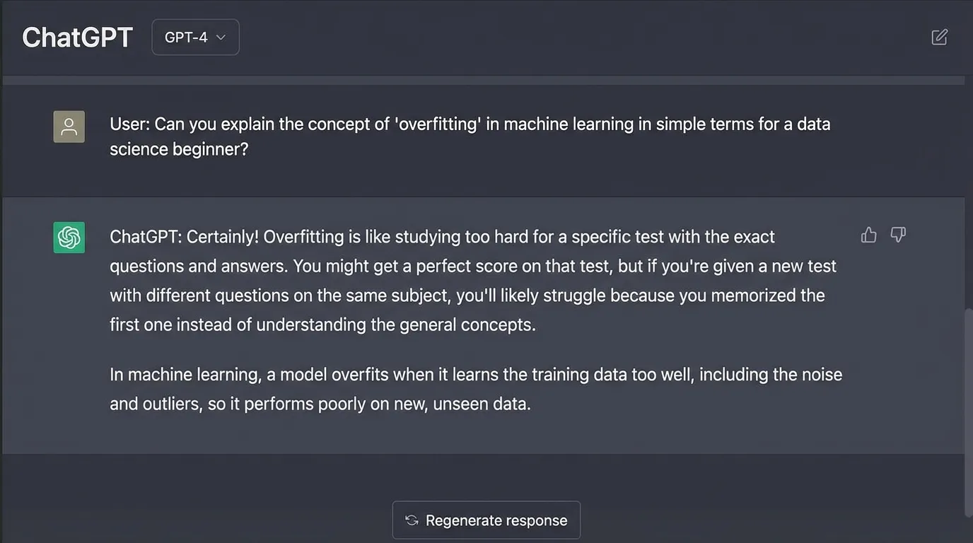 ChatGPT — Best Overall AI Tutor for Data Science Students