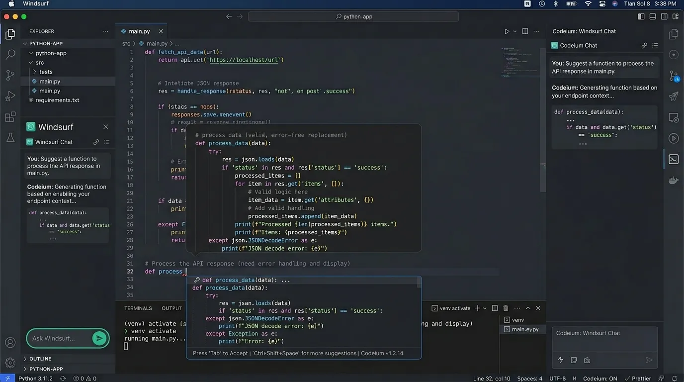 Codeium / Windsurf — Best Free AI Coding Assistant