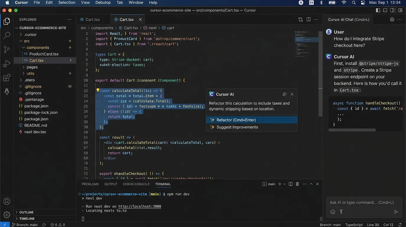 ursor — Best AI Code Editor for Projects