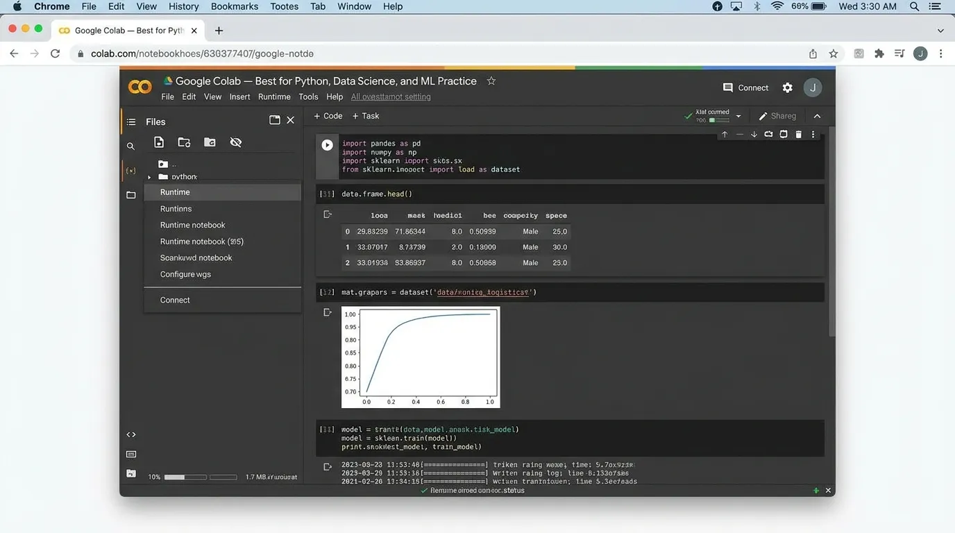 Google Colab — Best for Python, Data Science, and ML Practice
