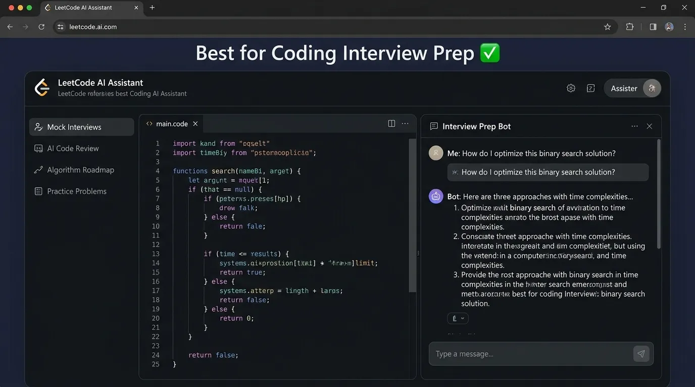 LeetCode AI / Interview Tools — Best for Coding Interview Prep