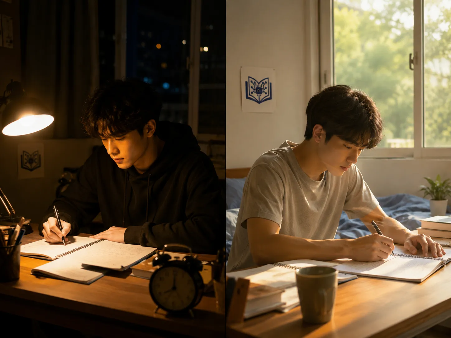 Review Before Sleep and After Waking Up