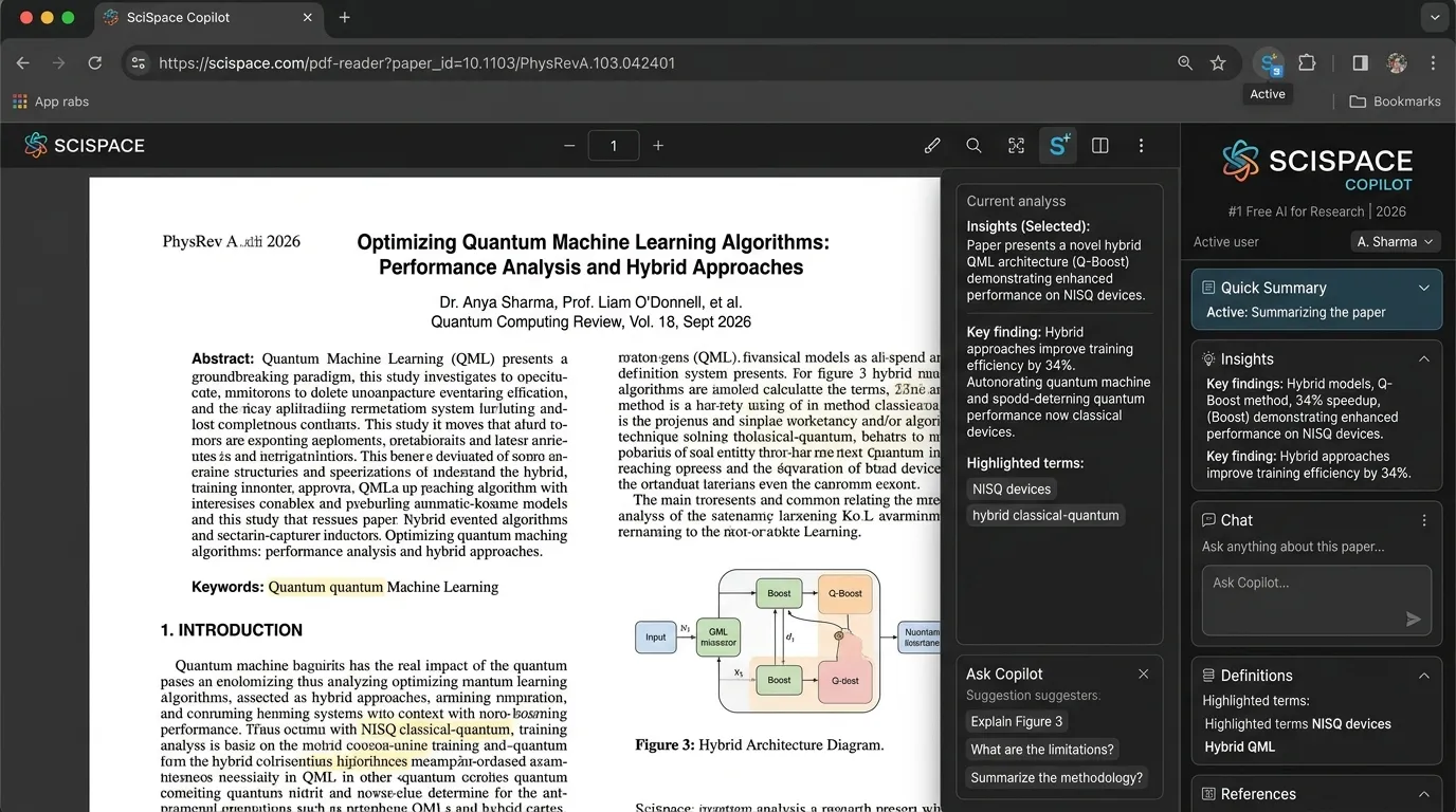 SciSpace Copilot: Best Free AI Chrome Extension for Research Papers in 2026